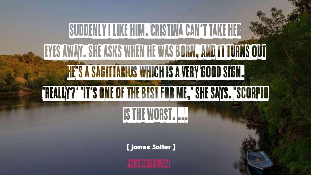 Cristina quotes by James Salter