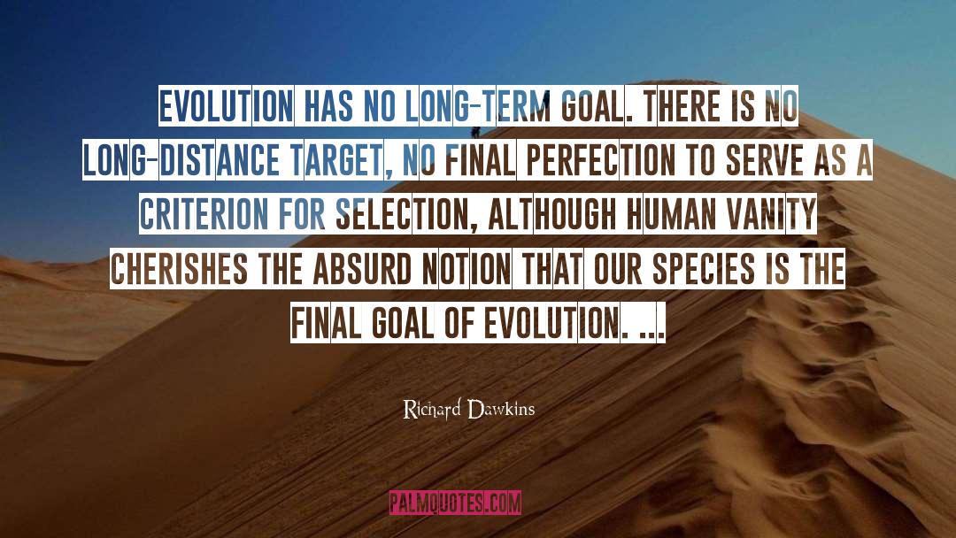 Criterion quotes by Richard Dawkins