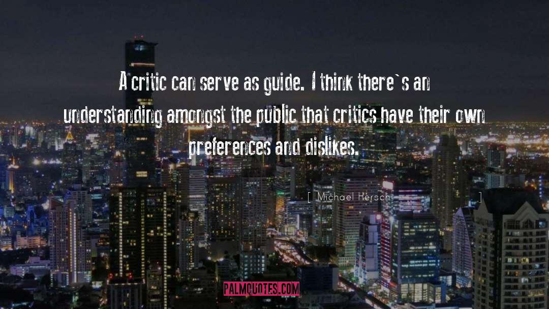 Critic quotes by Michael Hersch