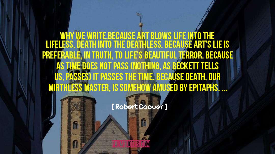 Critical Art quotes by Robert Coover