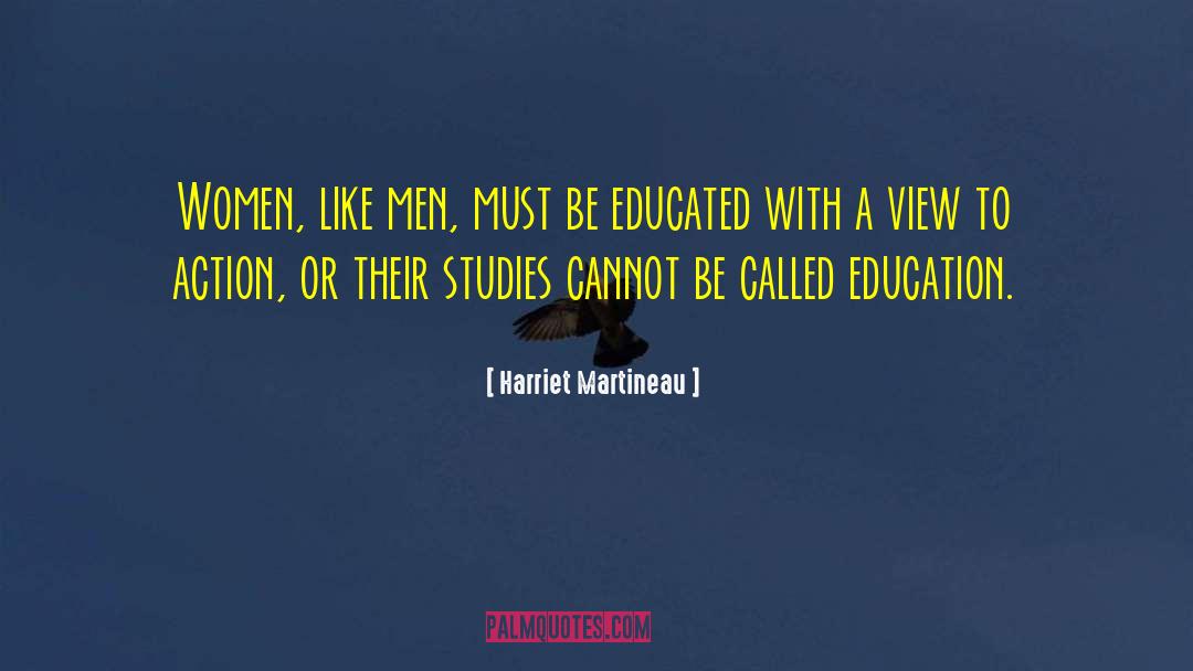 Critical Education quotes by Harriet Martineau