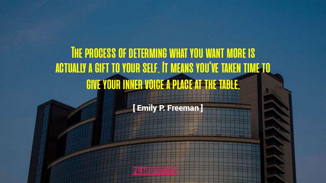 Critical Inner Voice quotes by Emily P. Freeman