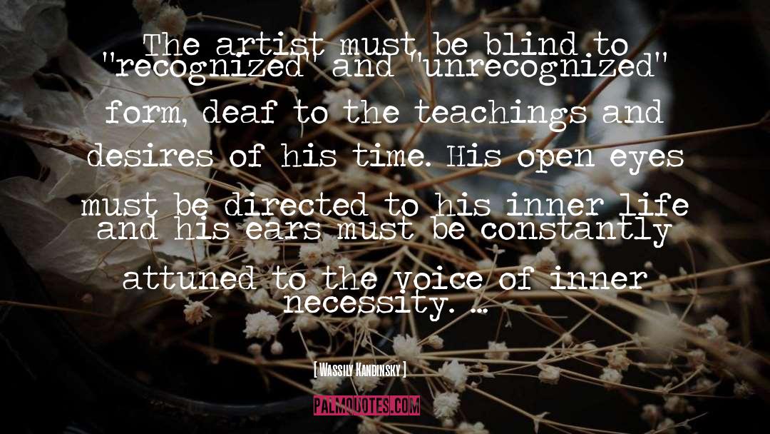 Critical Inner Voice quotes by Wassily Kandinsky