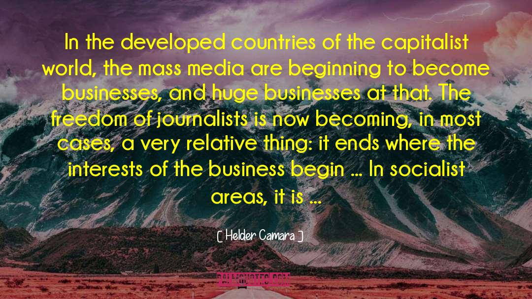 Critical Mass quotes by Helder Camara