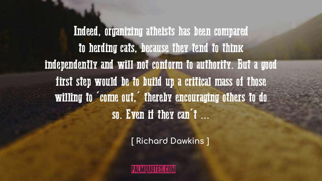 Critical Mass quotes by Richard Dawkins