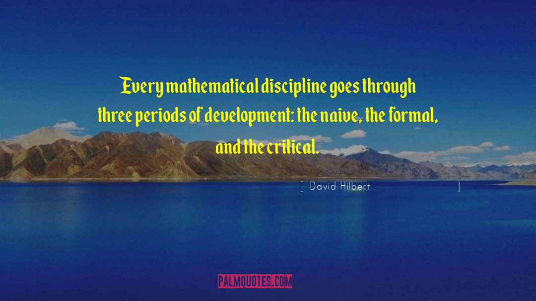 Critical Mass quotes by David Hilbert