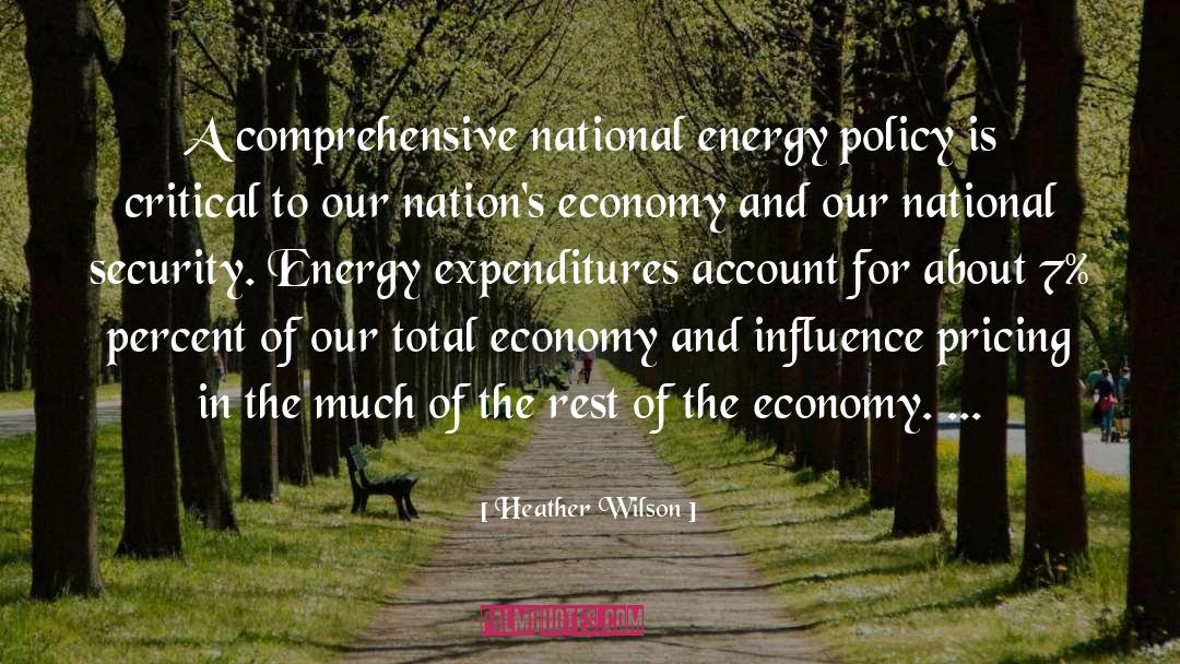 Critical quotes by Heather Wilson