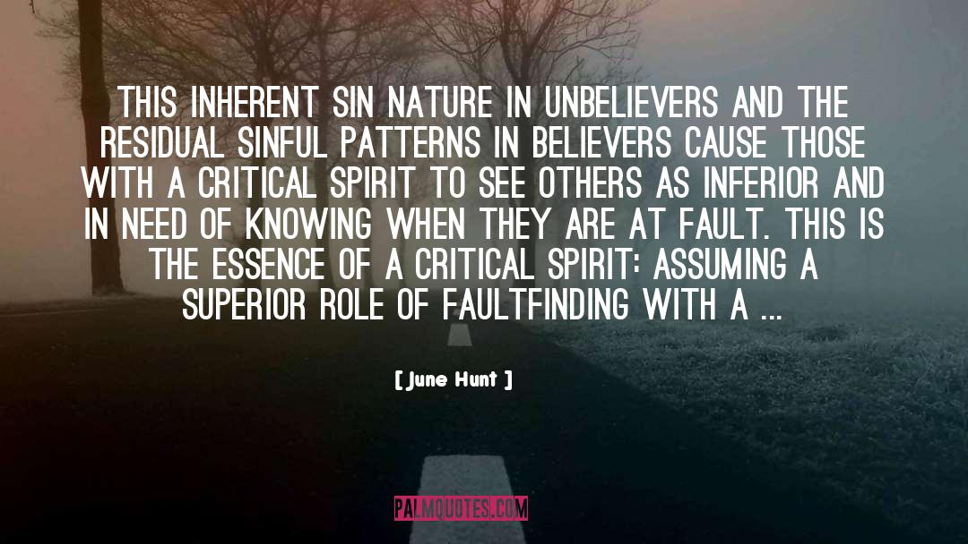 Critical Spirit quotes by June Hunt