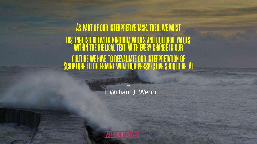 Critical Text quotes by William J. Webb