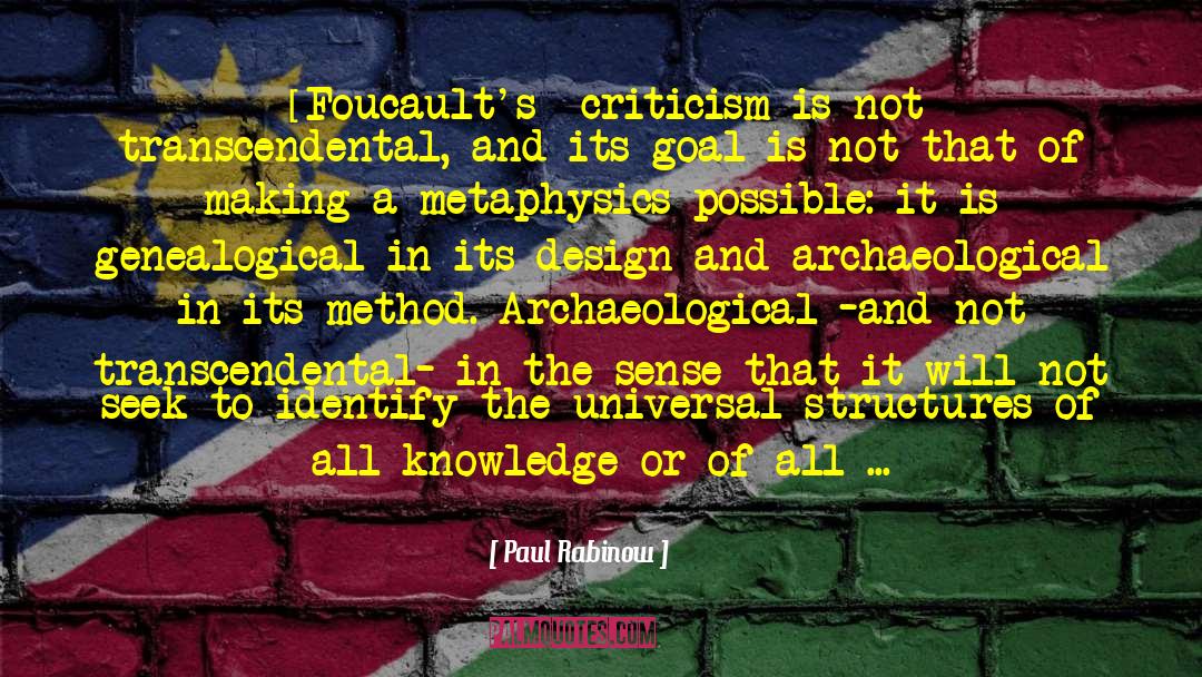 Critical Theory quotes by Paul Rabinow