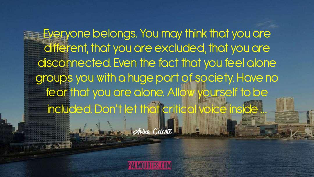 Critical Voice quotes by Avina Celeste
