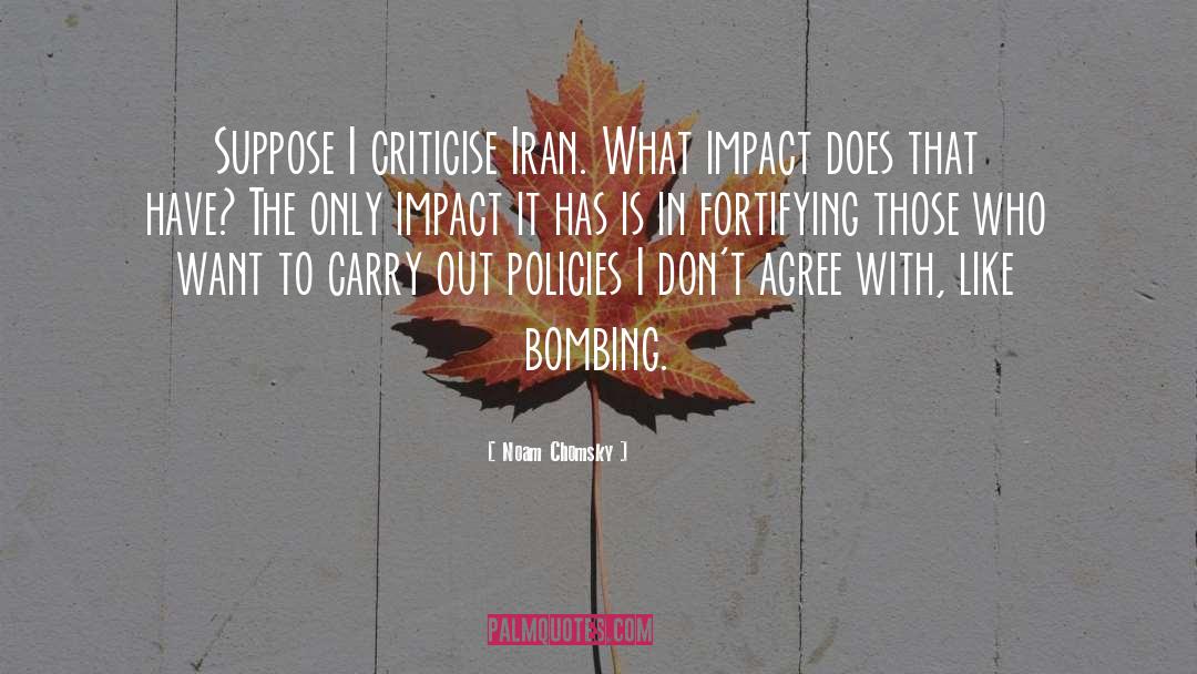 Criticise quotes by Noam Chomsky
