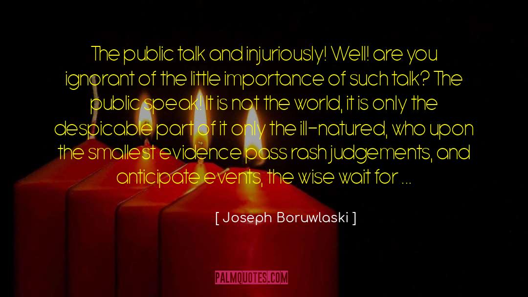 Criticism Of Substance quotes by Joseph Boruwlaski