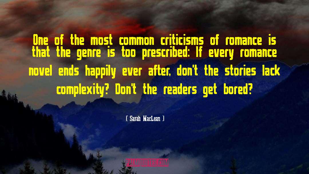 Criticisms quotes by Sarah MacLean