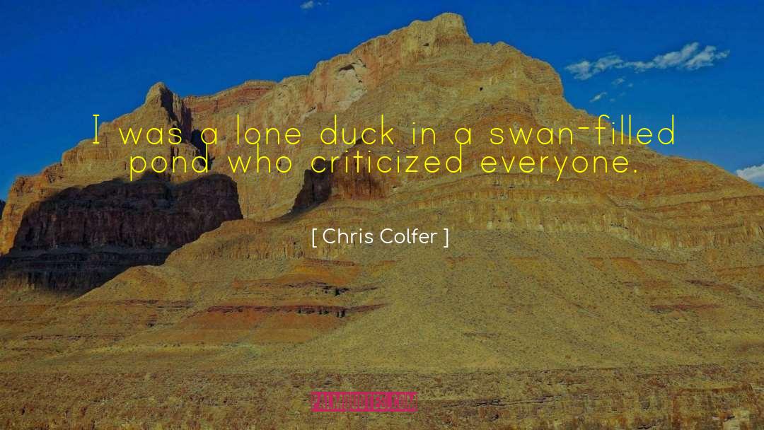 Criticized quotes by Chris Colfer