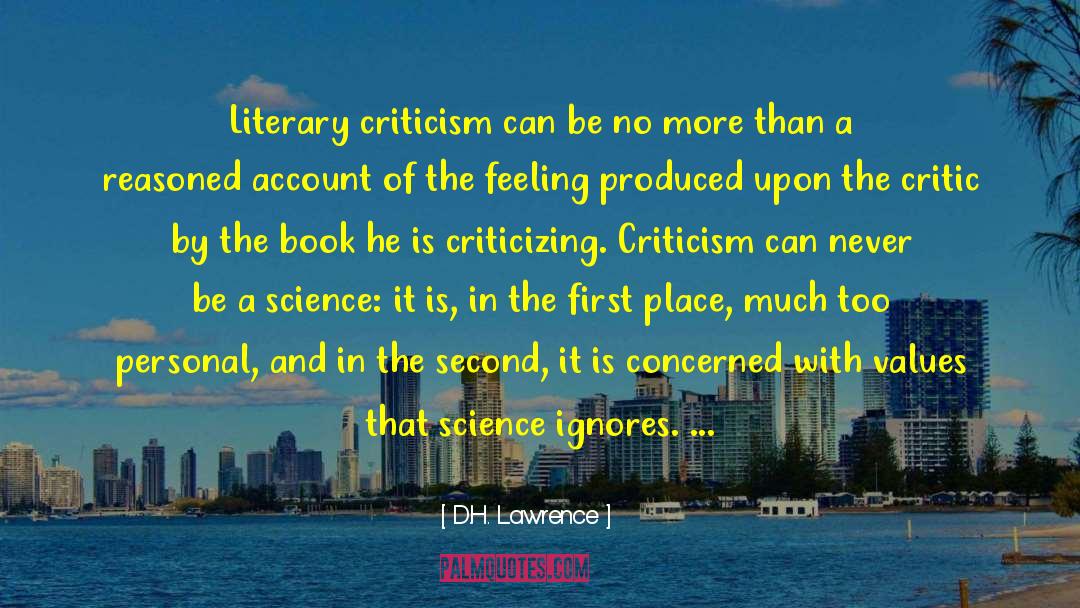 Criticizing quotes by D.H. Lawrence