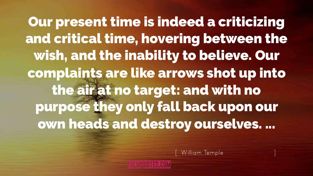 Criticizing quotes by William Temple