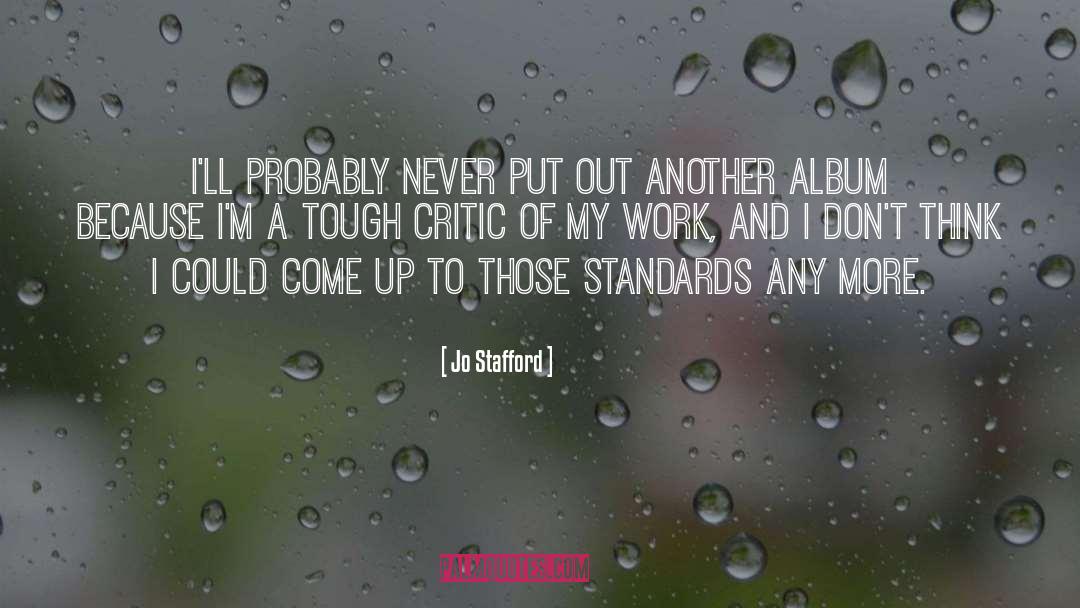 Critics quotes by Jo Stafford