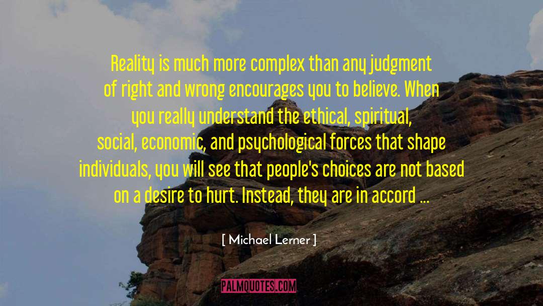 Critique Of Judgment quotes by Michael Lerner