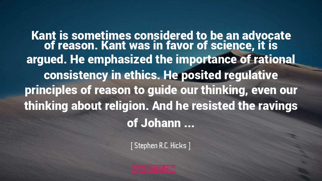 Critique Of Pure Reason quotes by Stephen R.C. Hicks