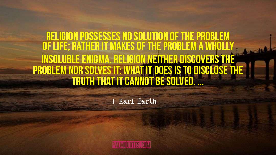 Critique Of Religion quotes by Karl Barth