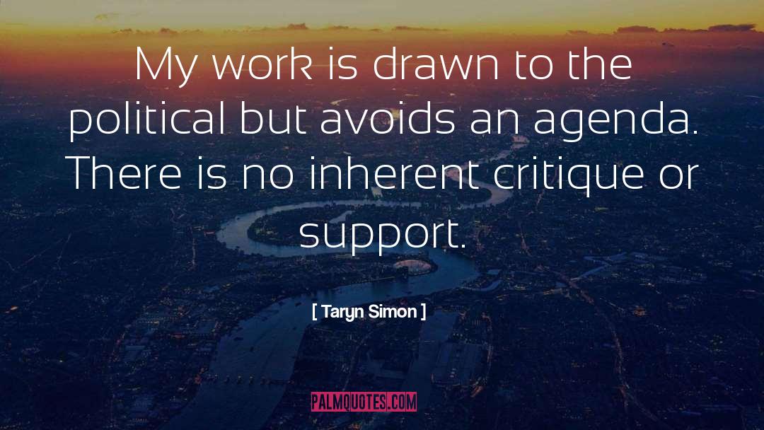 Critique quotes by Taryn Simon