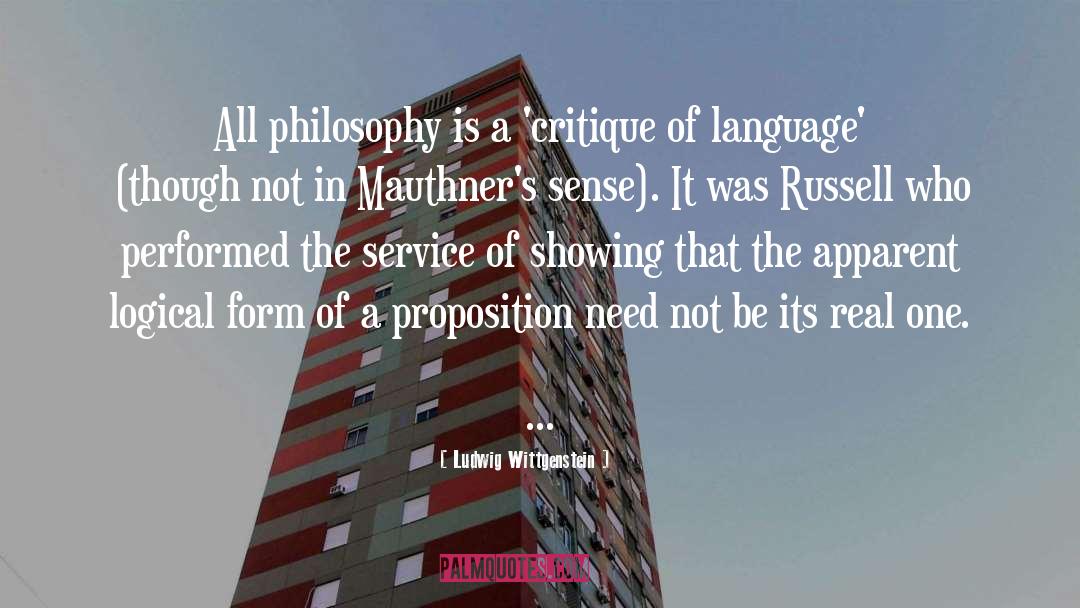 Critique quotes by Ludwig Wittgenstein