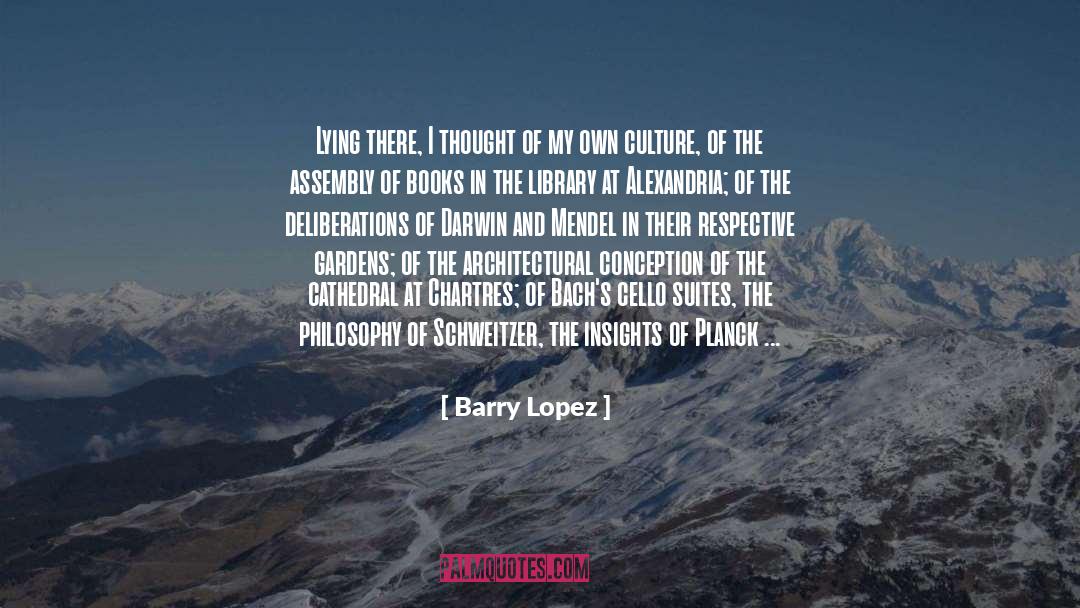 Critique quotes by Barry Lopez