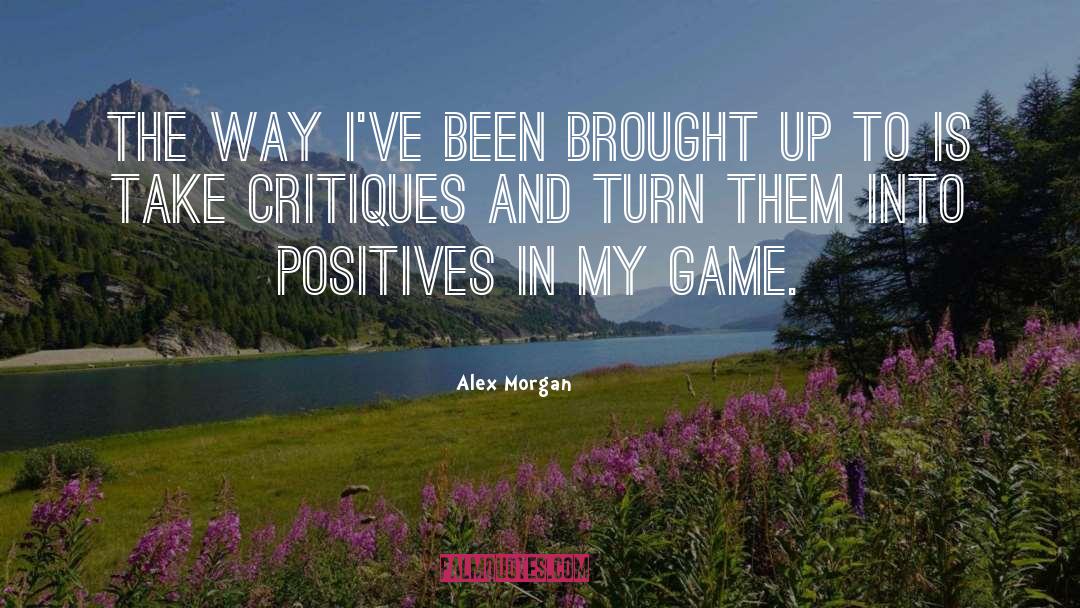 Critiques quotes by Alex Morgan