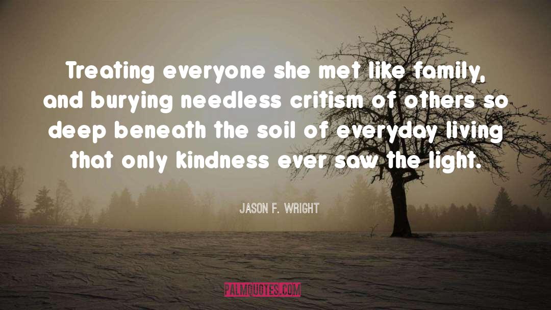 Critism quotes by Jason F. Wright