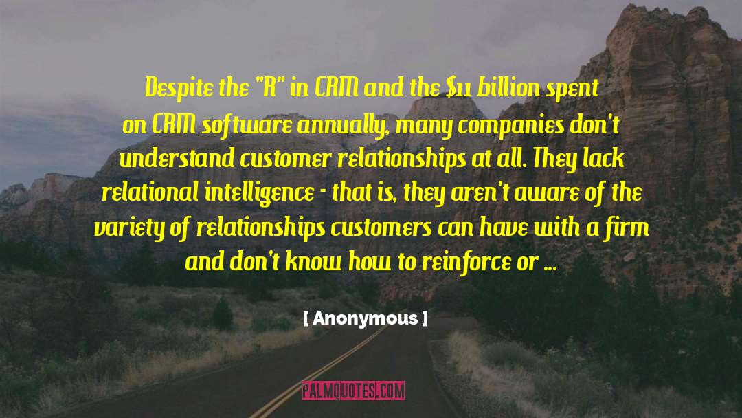 Crm quotes by Anonymous