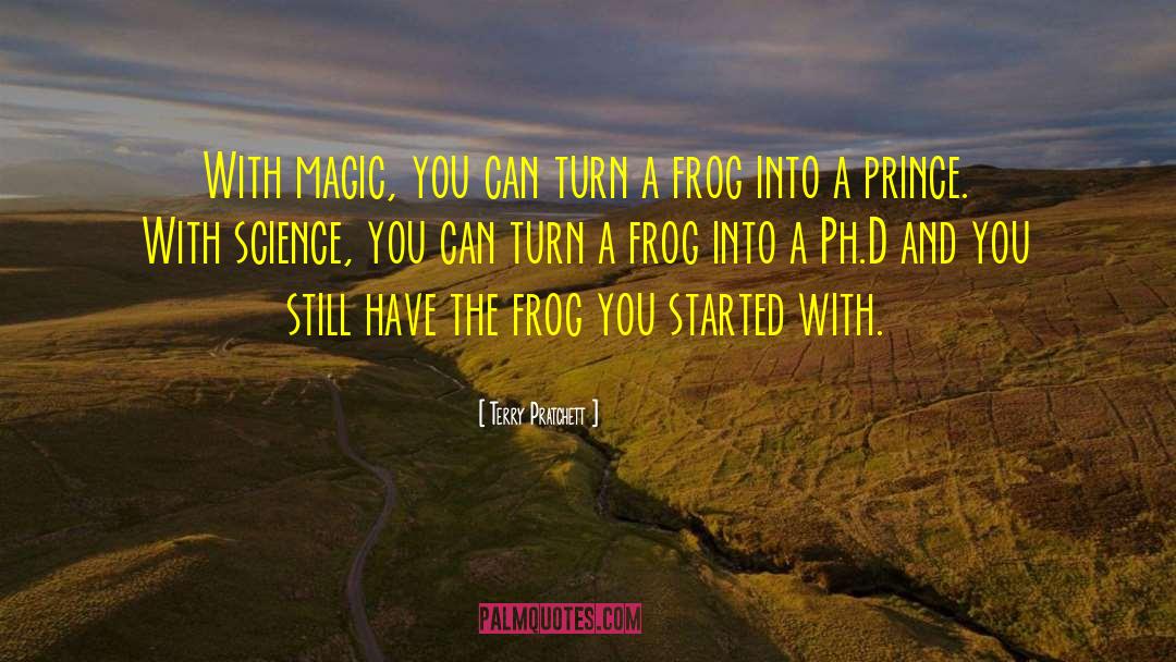 Croaked Frog quotes by Terry Pratchett