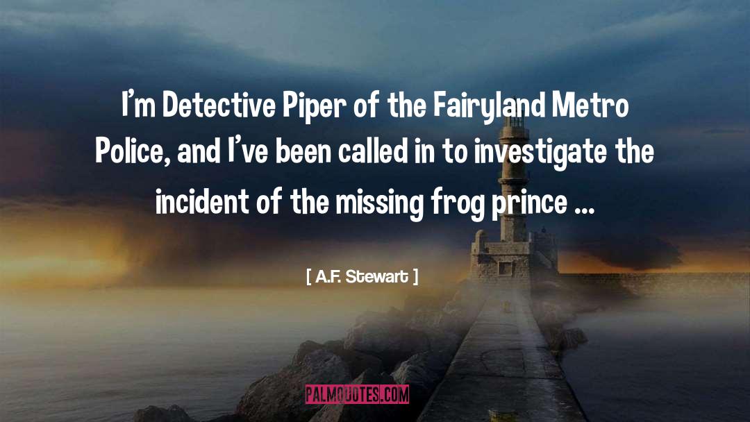 Croaked Frog quotes by A.F. Stewart