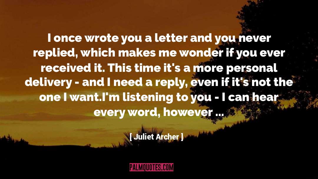 Crockett Archer quotes by Juliet Archer