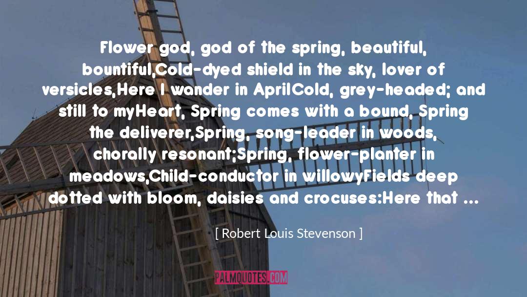 Crocuses quotes by Robert Louis Stevenson