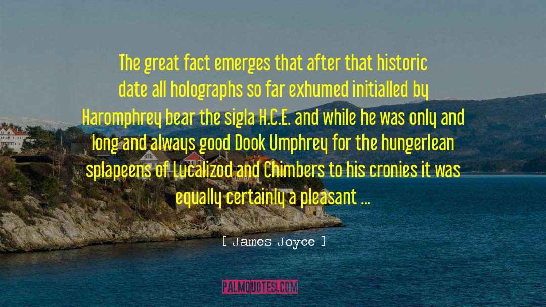 Cronies quotes by James Joyce