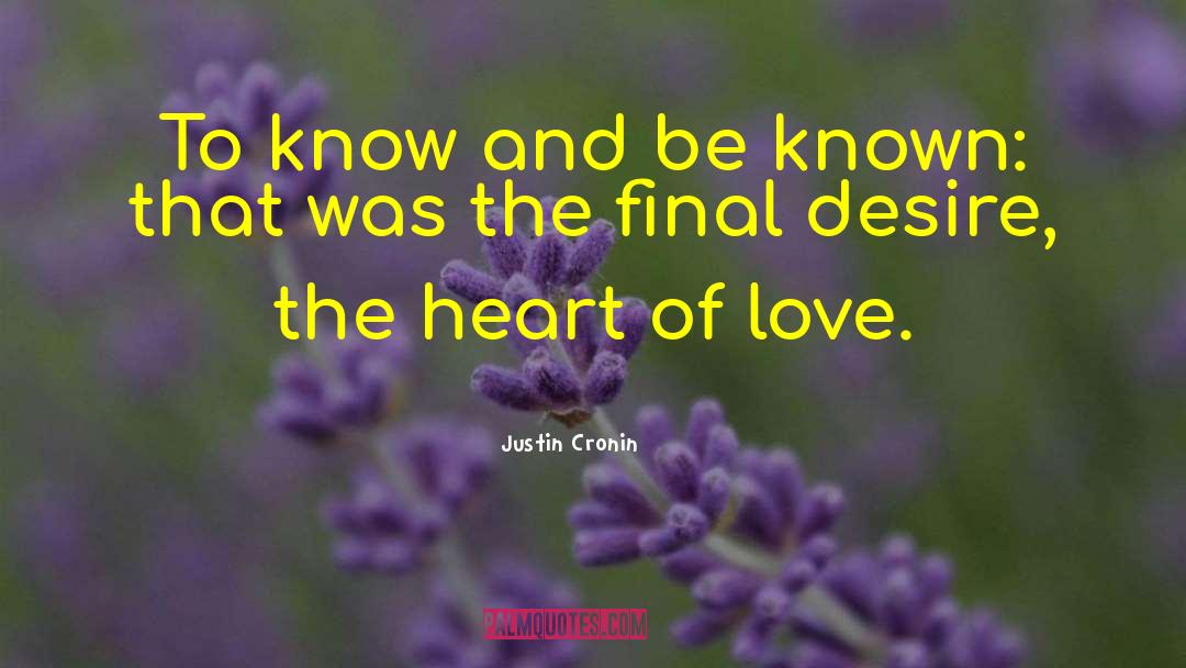 Cronin quotes by Justin Cronin