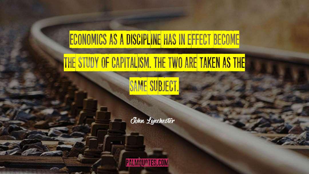 Crony Capitalism quotes by John Lanchester