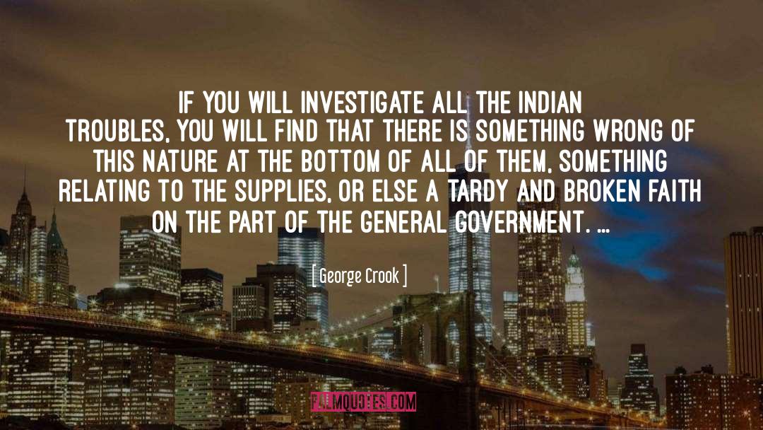Crook quotes by George Crook