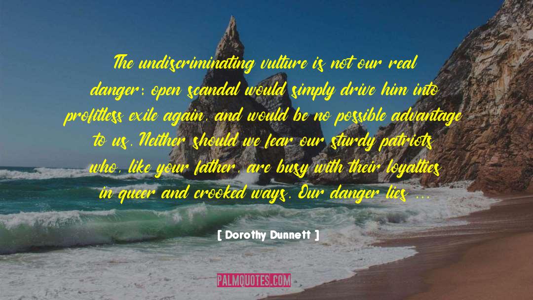 Crooked quotes by Dorothy Dunnett