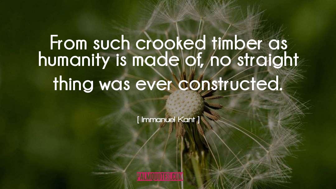 Crooked quotes by Immanuel Kant