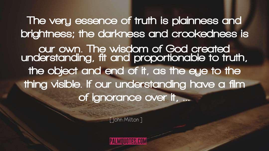 Crookedness quotes by John Milton