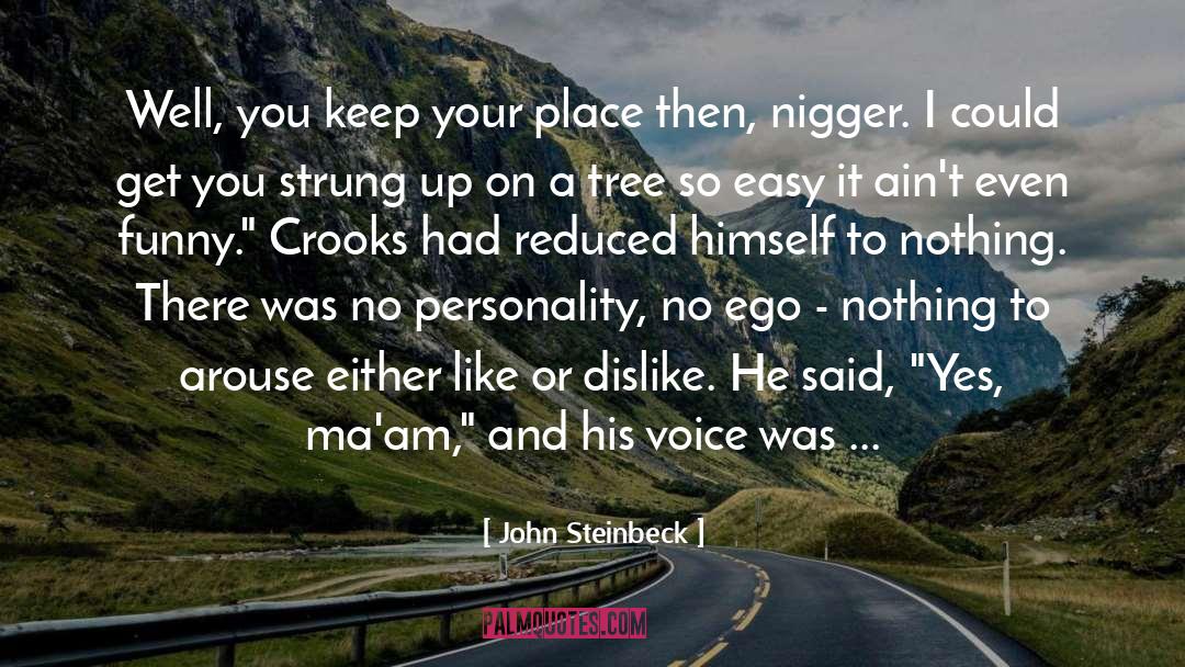 Crooks quotes by John Steinbeck