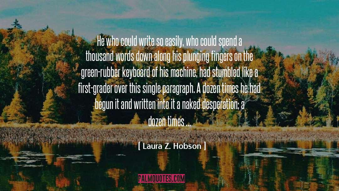 Cropping quotes by Laura Z. Hobson