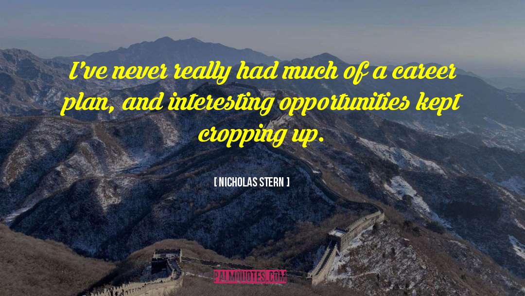 Cropping quotes by Nicholas Stern
