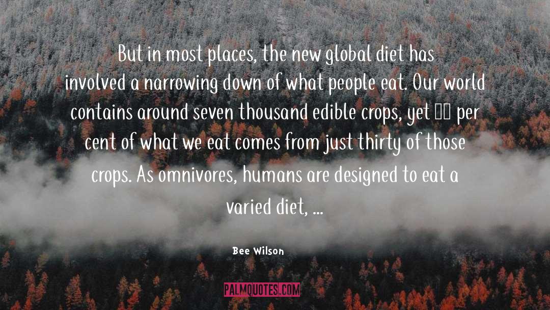 Crops quotes by Bee Wilson
