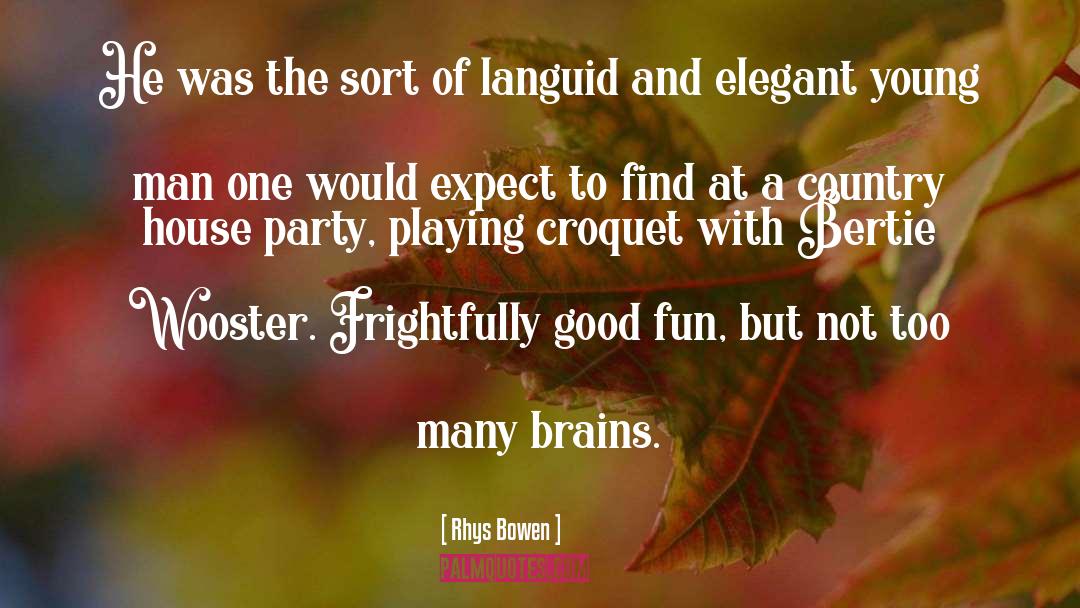 Croquet quotes by Rhys Bowen