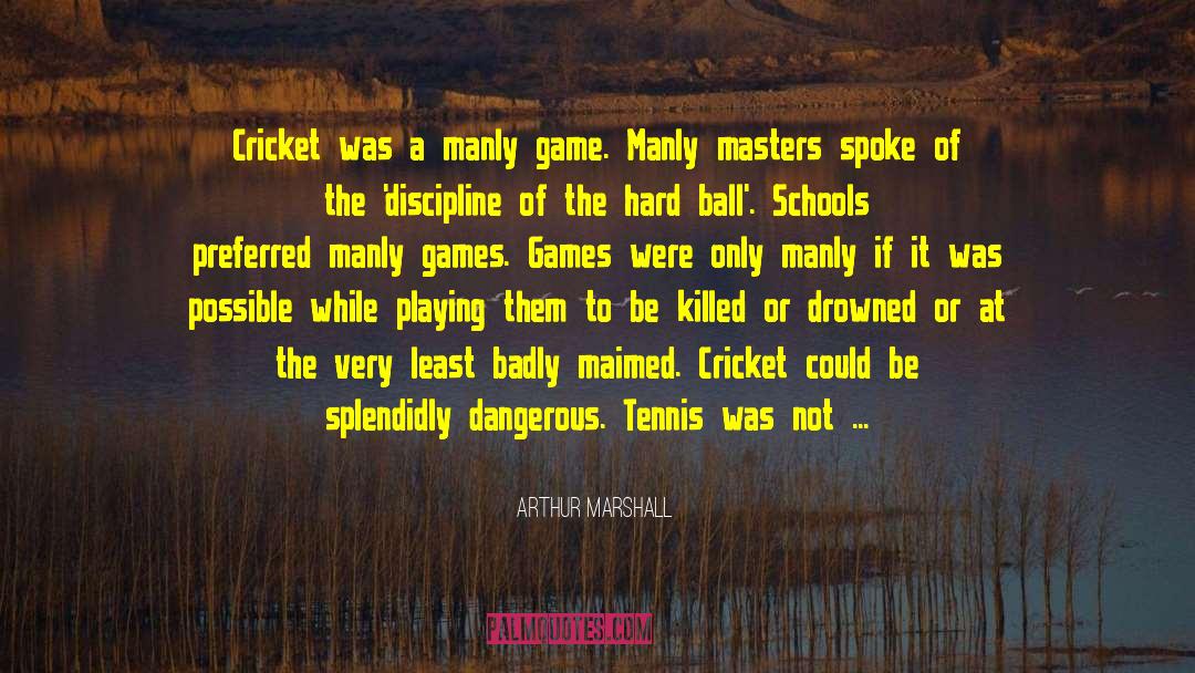 Croquet quotes by Arthur Marshall