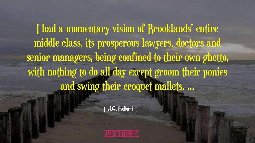 Croquet quotes by J.G. Ballard