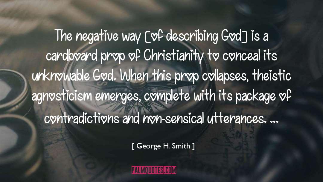 Cross And God quotes by George H. Smith